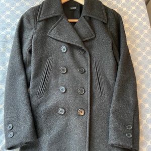 J crew wool peacoat